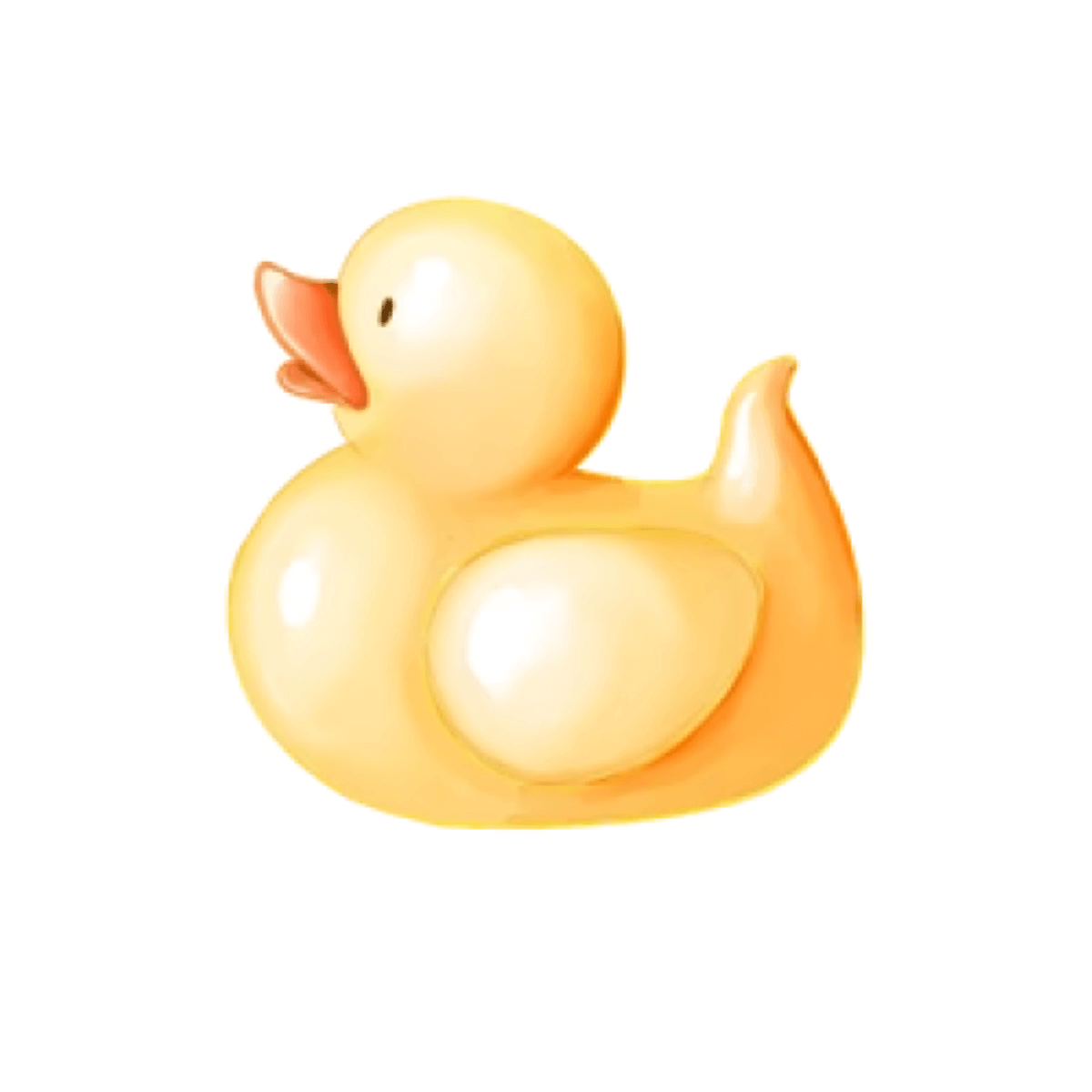 Watercolor Rubber Duckie