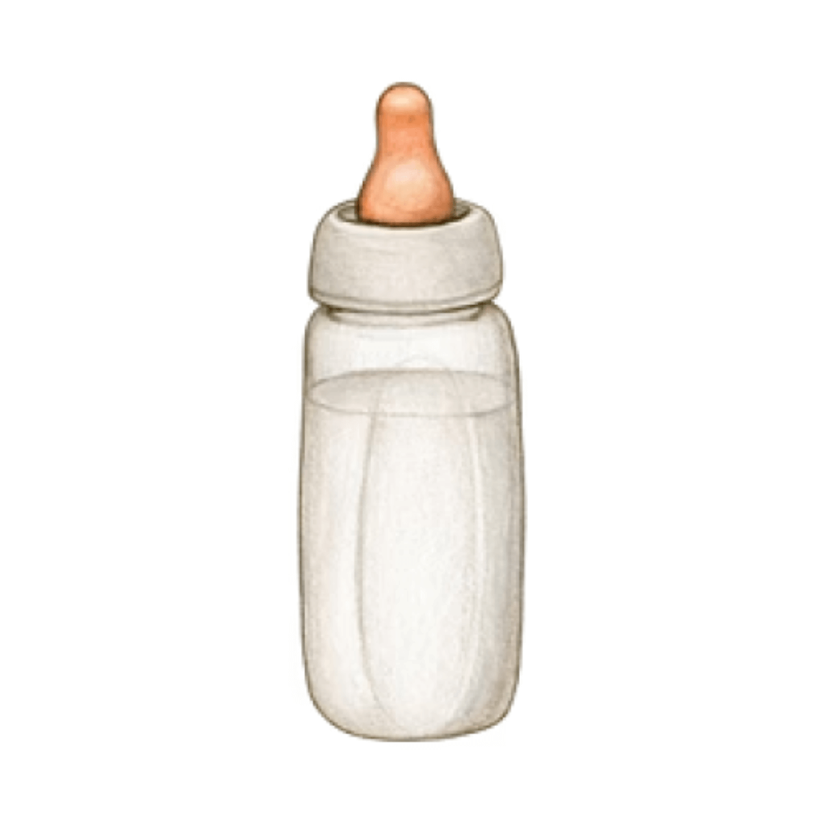 Watercolor Baby Bottle