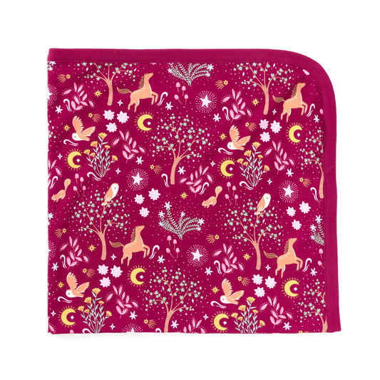 Bamboo Blend 2-ply Receiving Blanket - Woodland Dreams