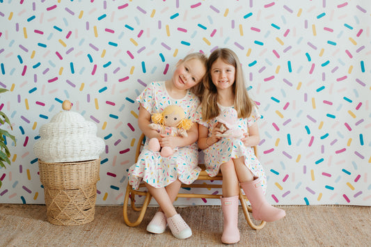 Bamboo Blend Short Sleeve Twirly Tee Dress - Sugar Rush