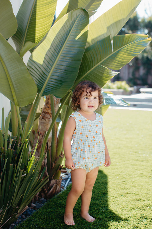 Muslin Bubble Romper – Gingham Grove