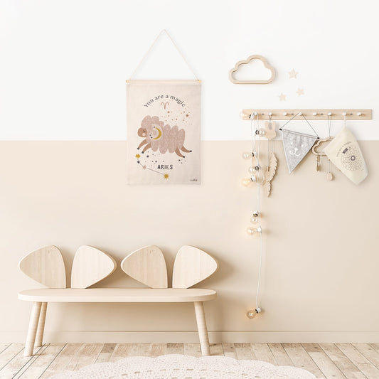LITTLE ARIES children's wall decoration zodiac sign aries