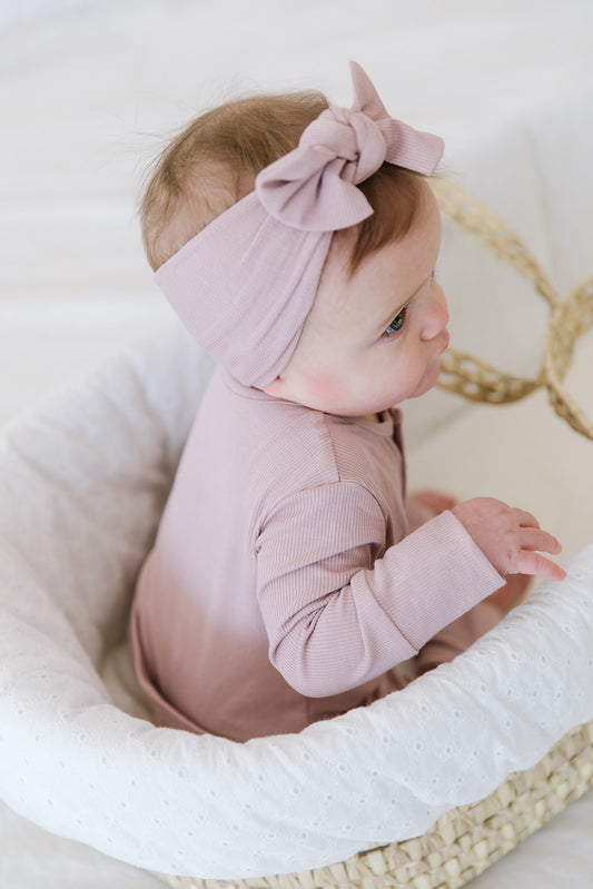 Buttery Soft, 2pc Baby Lounge Set, Blush