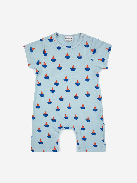 Sail Boat All Over Playsuit