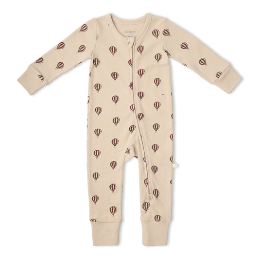 Organic 2-Way Zip Romper - Ballon Voyage