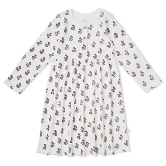 Organic Buttoned Dress - Loom