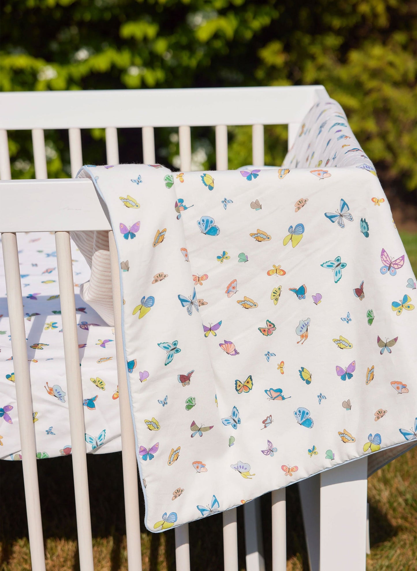 Madame Butterfly Crib Quilt