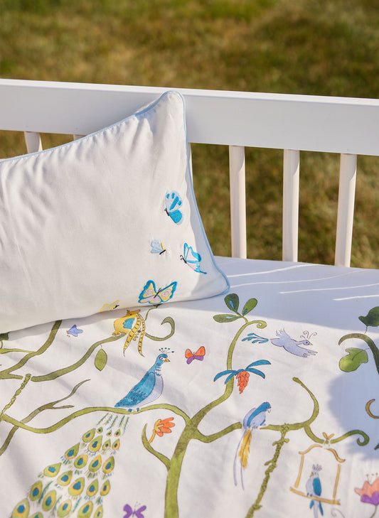 Tropical Chinoiserie Crib Sheet