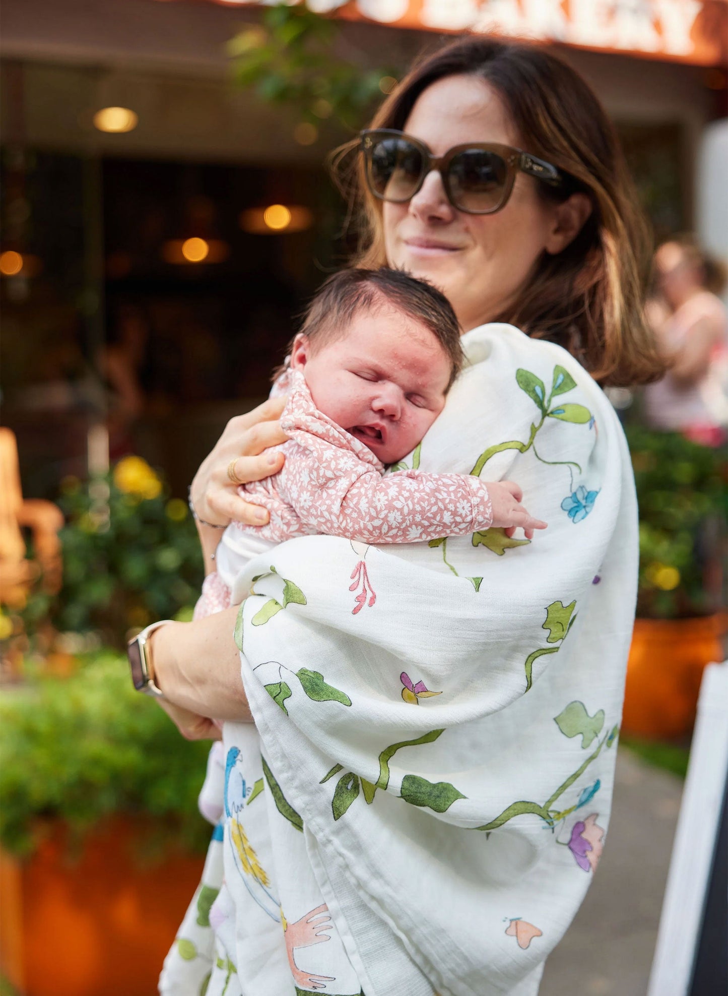 Tropical Chinoiserie Shawl Blanket