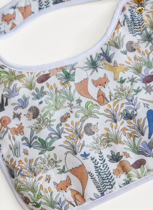 Foxy Forest Bib