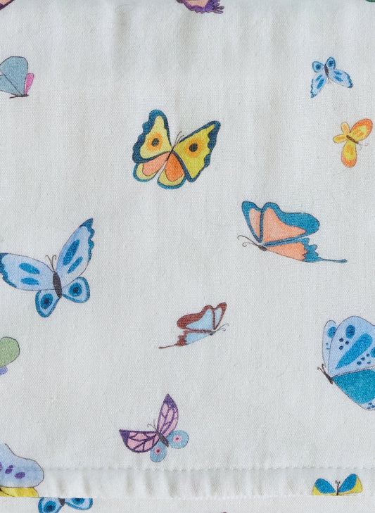 Madame Butterfly Burp Cloth