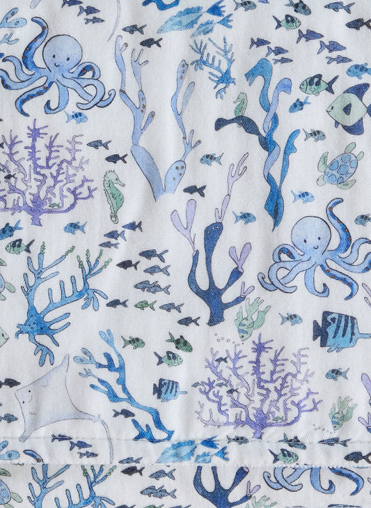 Coral Reef Burp Cloth