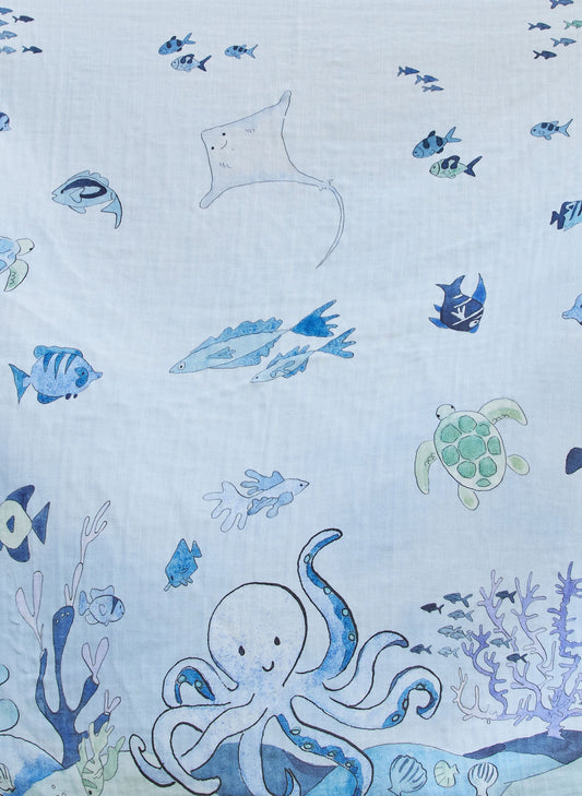 Under the Sea Shawl Blanket