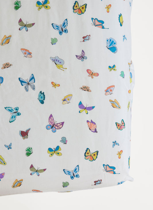 Madame Butterfly Crib Sheet