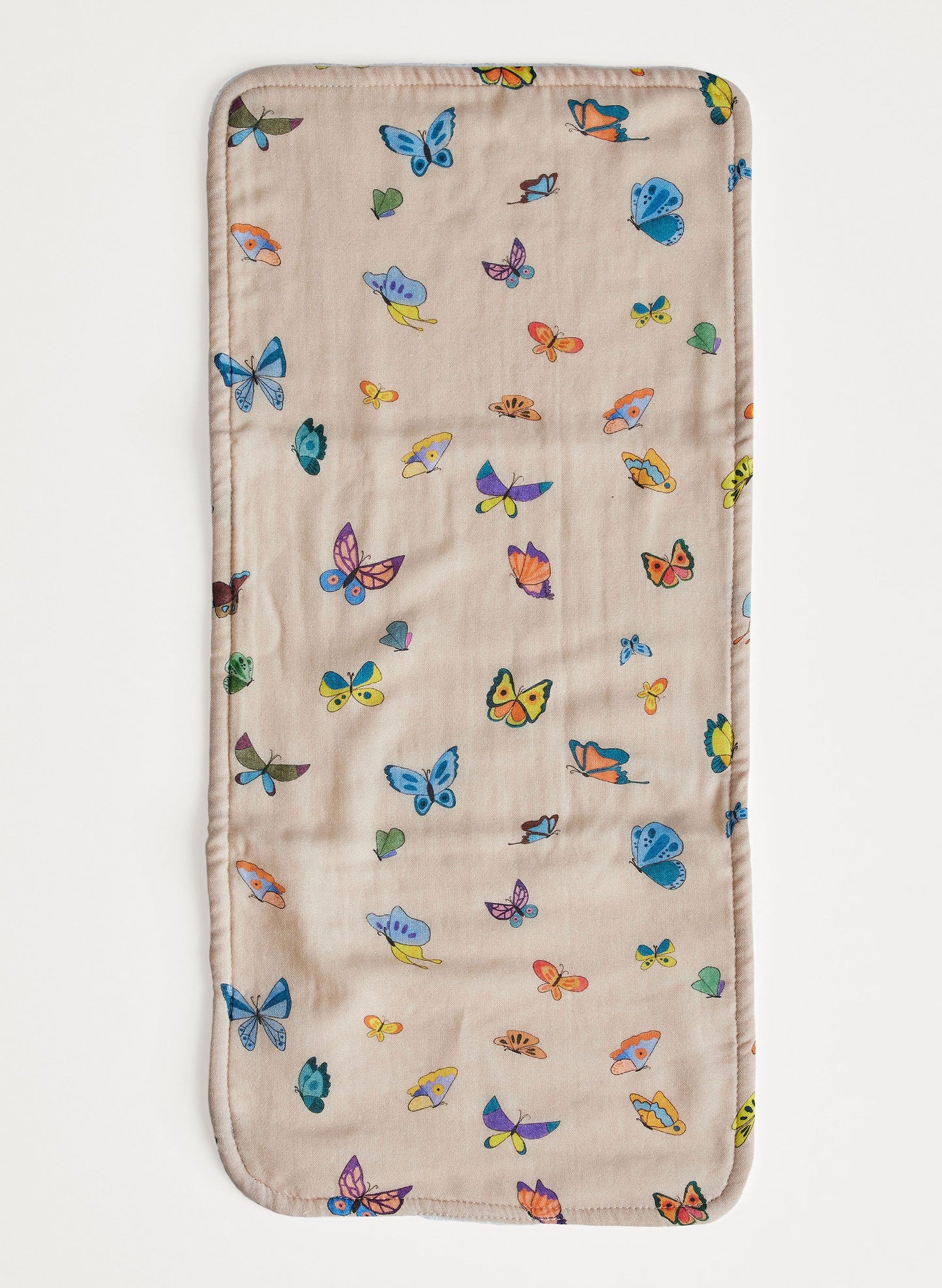 Blush Peach Madame Butterfly Burp Cloth