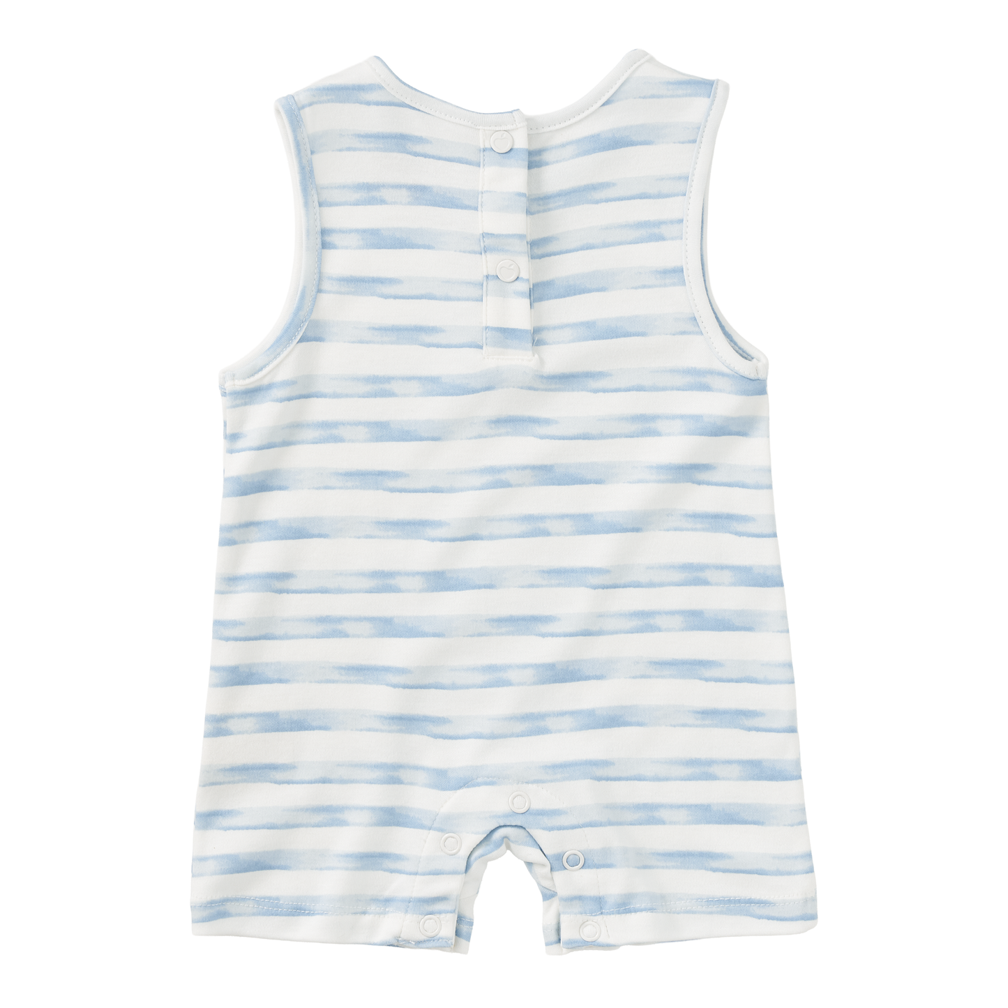 Bamboo Blend Sleeveless Coverall Romper – Breezy Bay Stripe