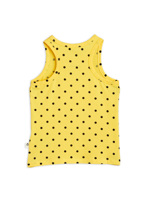 Yellow Polka Dot Tank Top