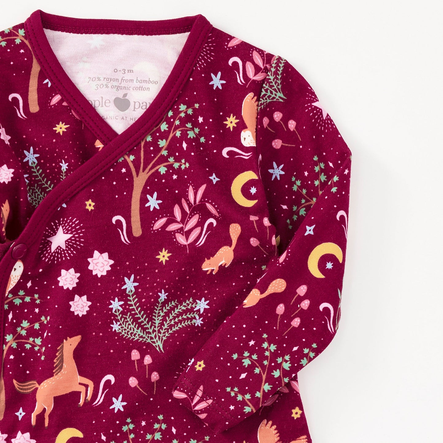 Layette Kimono Jacket - Woodland Dreams