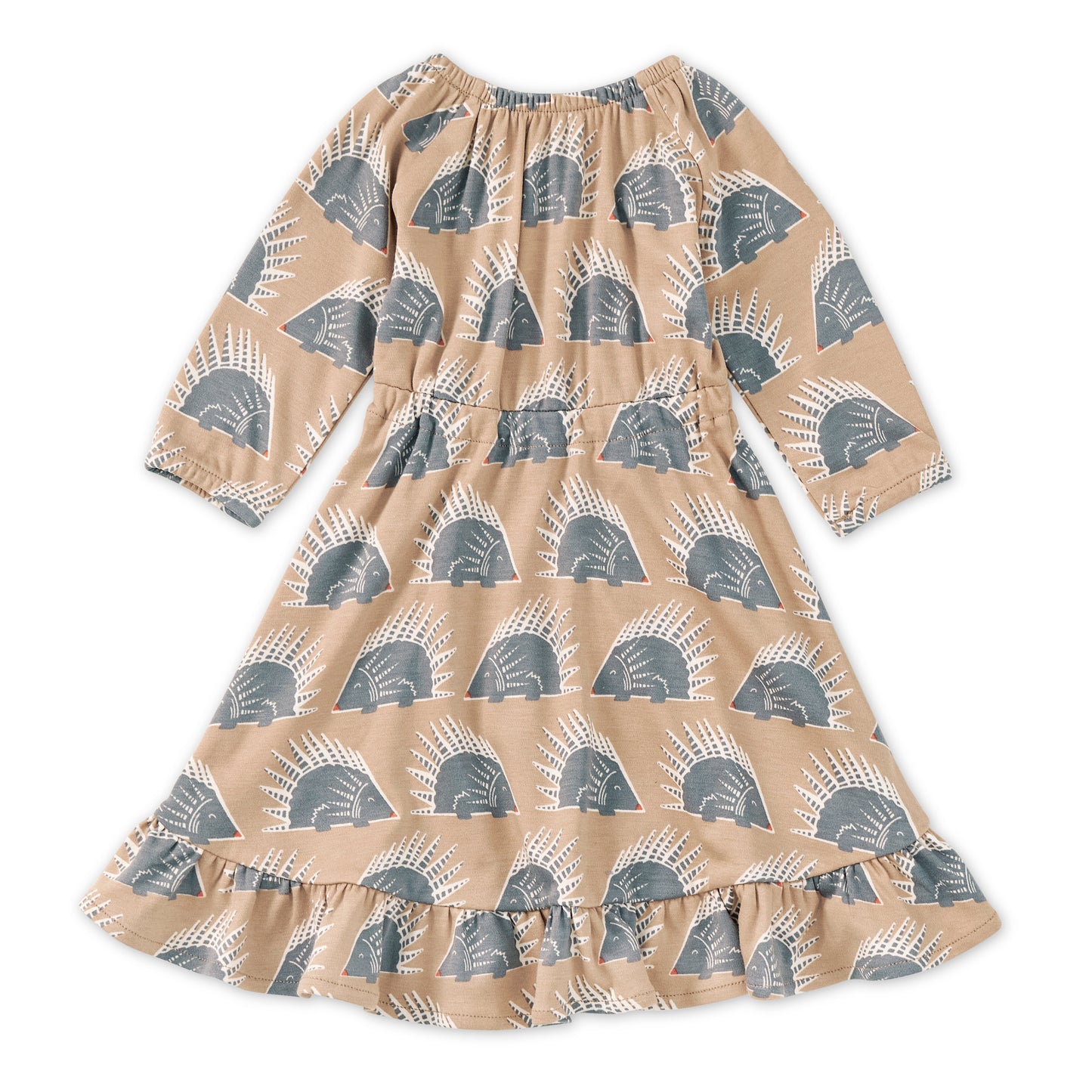 Bamboo Blend L/S Ruffle Dress - Chill Quill