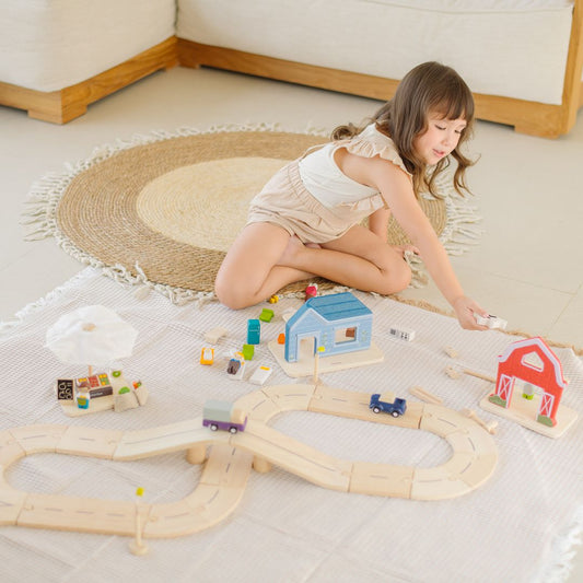 My Little Neighborhood Roadway Playset