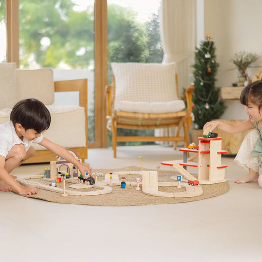 City Transit Rail & Road Playset