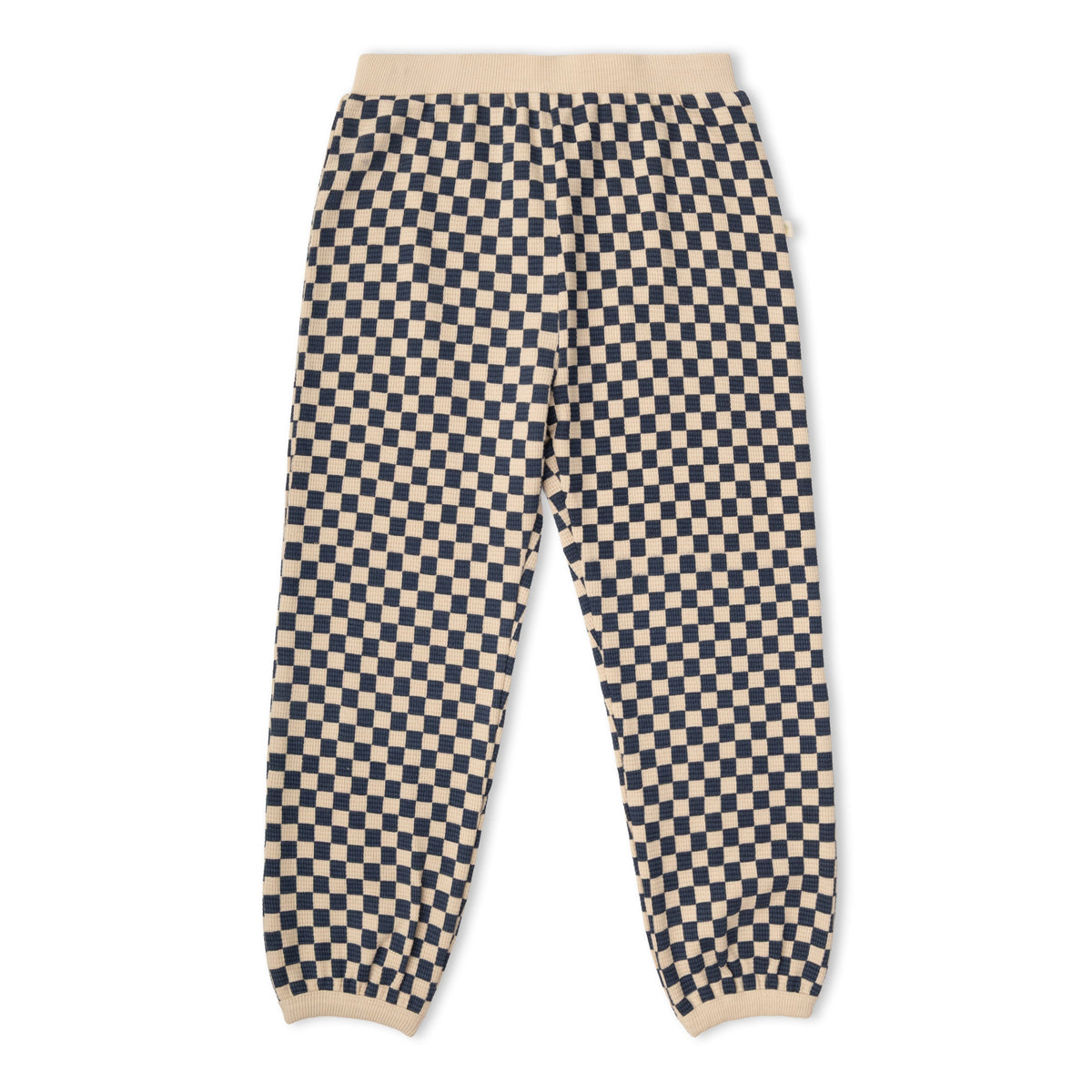 Organic Tee & Pant Slouch Set - Midnight Check