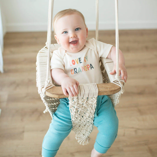 graphic bodysuit | love grandpa