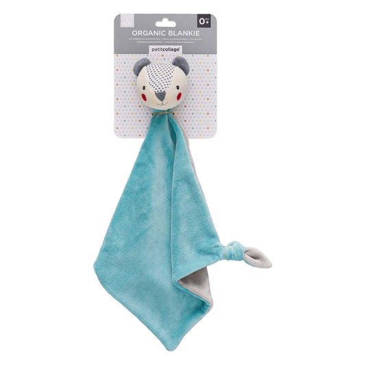 Organic Soft Cotton Bear Blankie