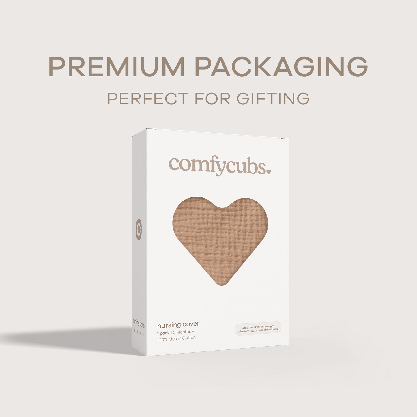 Muslin Nursing Cover, Pack of 1 in Cedar