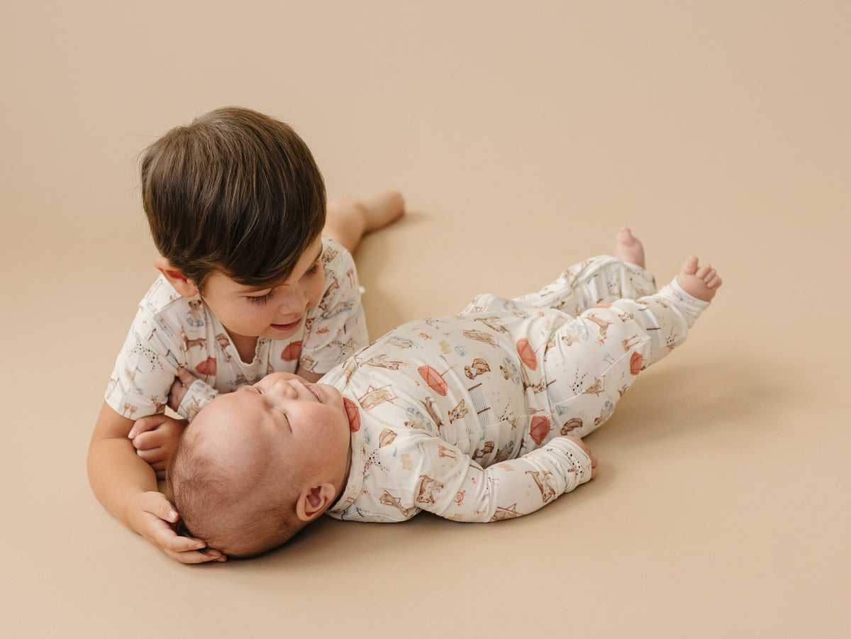 Beach Pawty Bamboo Zippy Pajamas