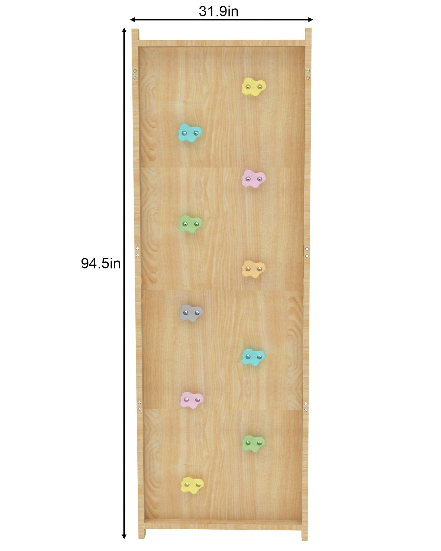 Add-On Rock Wall Panel for 95" Modular Walnut