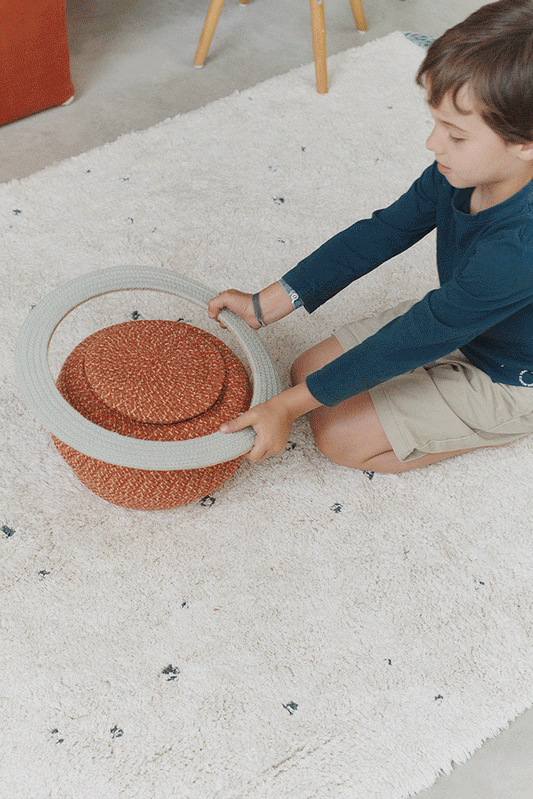 Organic Cotton Saturn Space Basket