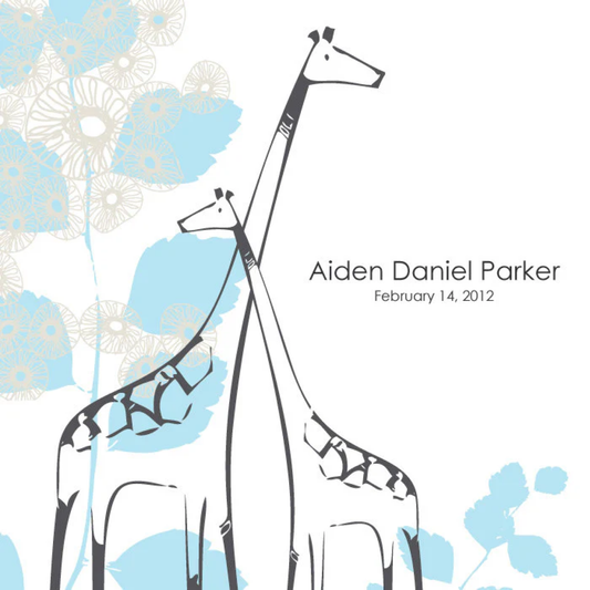 Baby's First Memory Book, Giraffe