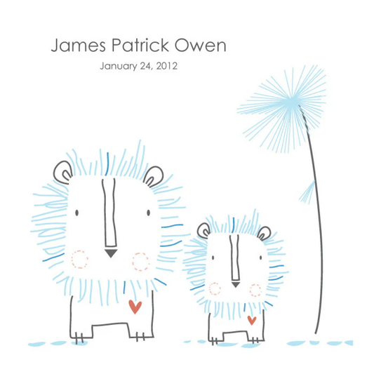 Baby's First Memory Book, Lions