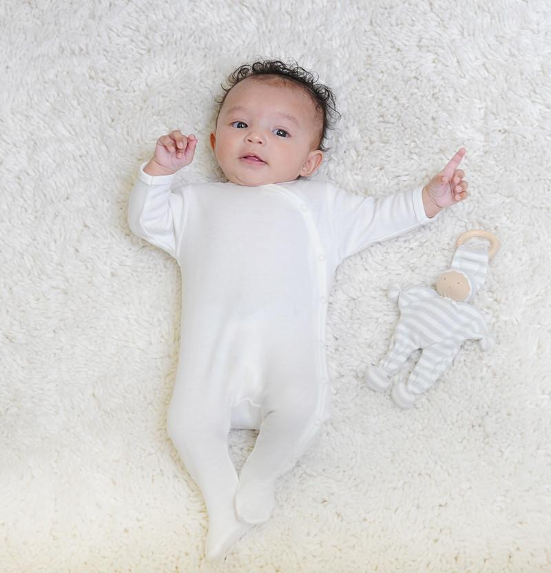 Baby Buddy Teething Toy 2 Pack Grey And White