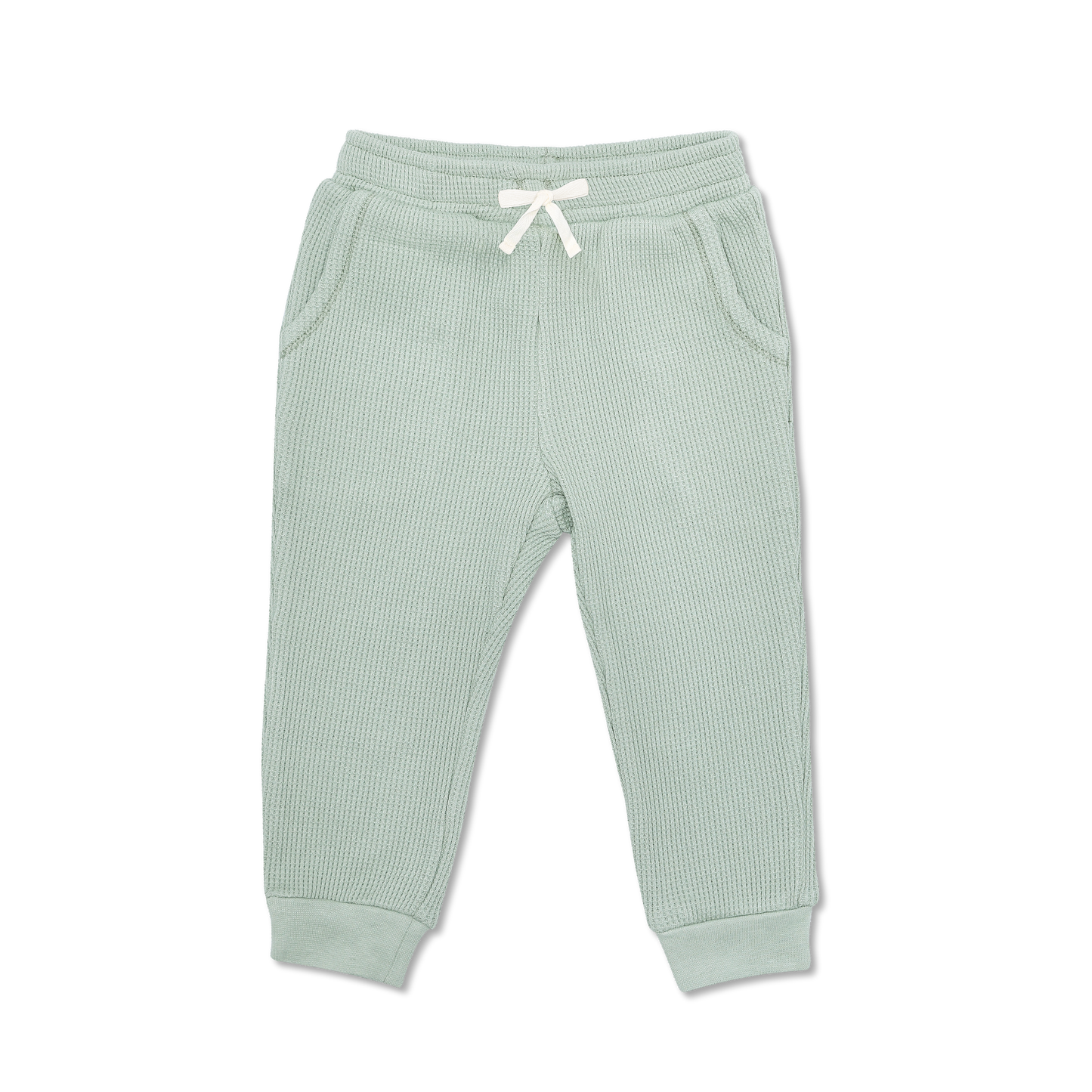 Waffle Joggers - Sage