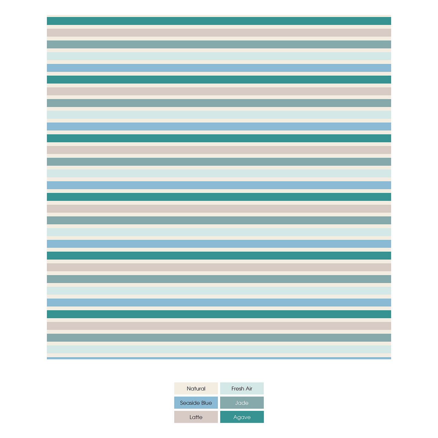 Print Footie with 2 Way Zipper, Lakeside Stripe