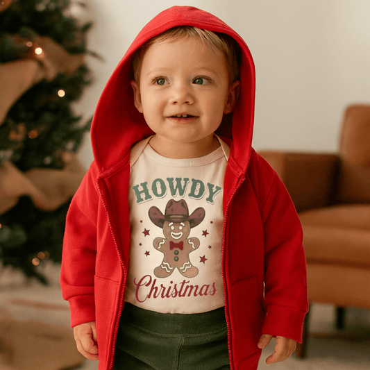 graphic tee | howdy gingerbread christmas