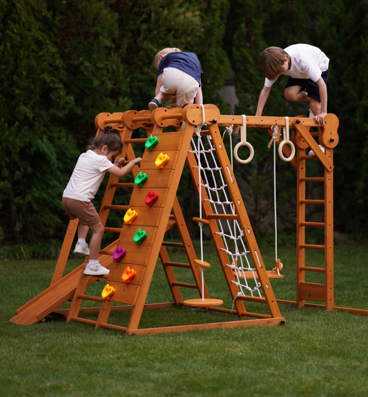 Chestnut | Outdoor & Indoor Foldable Jungle Gym