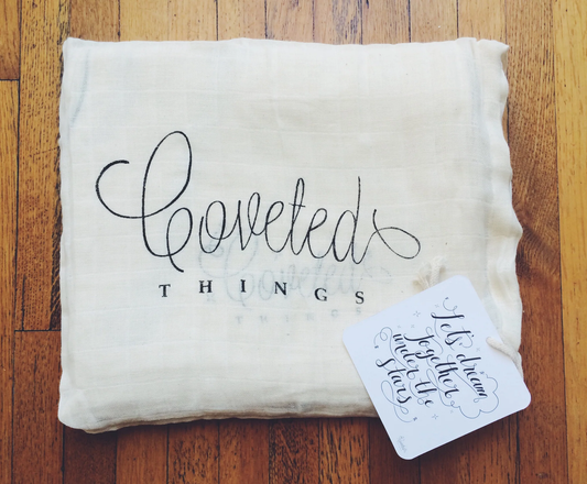 Let's Dream Together, Organic Swaddle Blanket