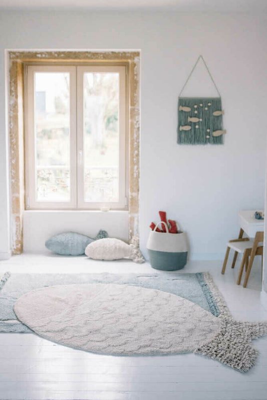 Big Fish Washable Area Rug