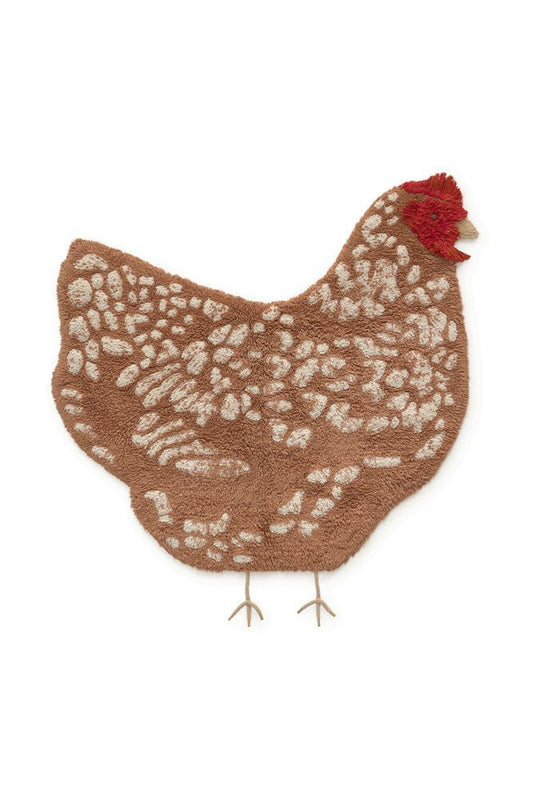 Organic Cotton Washable Chicken Rug
