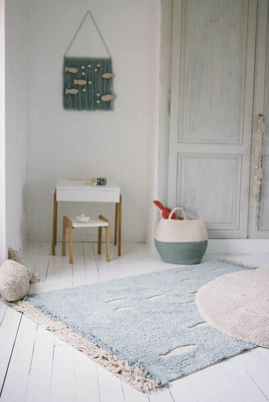 Ocean Shore Washable Area Rug