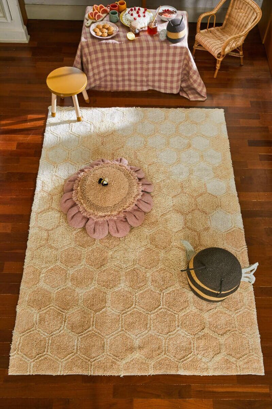 Sweet Honey Organic Cotton Washable Rug