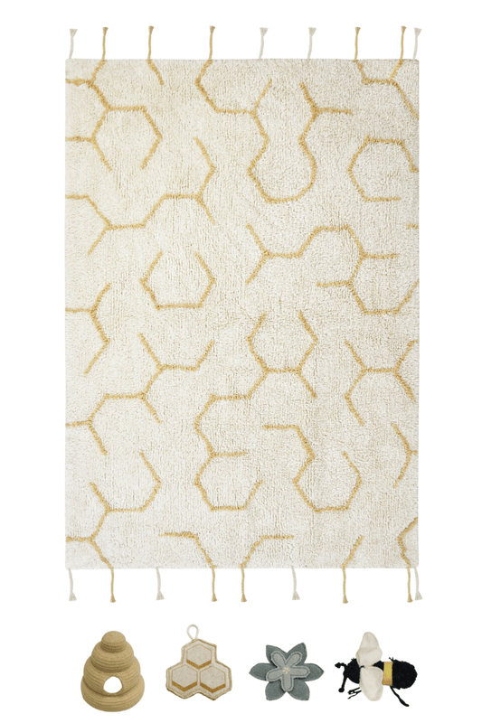 Pollination Washable Play Rug