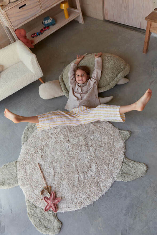 Sea Turtle Washable Area Rug