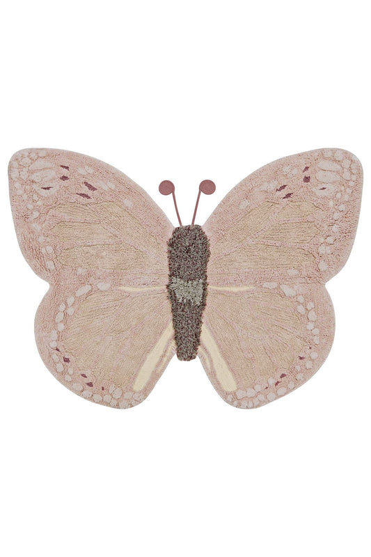 Organic Cotton Washable Animal Rug Rug Baby Butterfly