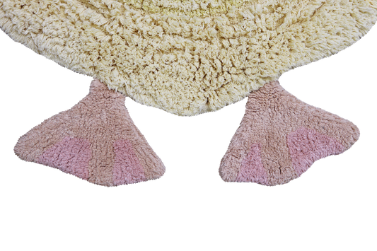 Organic Cotton Washable Animal Rug Rug Ducky