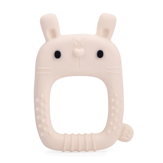 Born to Be Wild Silicone Teether, Bunny