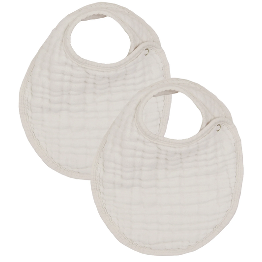 CLOUD MUSLIN™ BIB 2 PACK, Grey